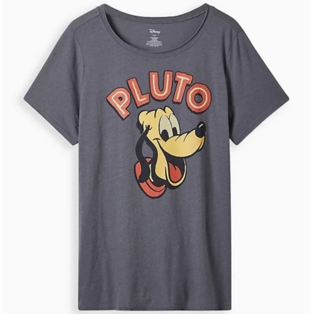 Torrid Gray Pluto Graphic Tee 1X (14-16)